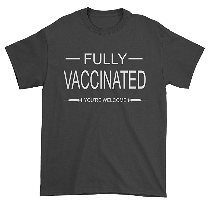 Expression Tees Fully Vaccinated - You're Welcome Mens T-Shirt