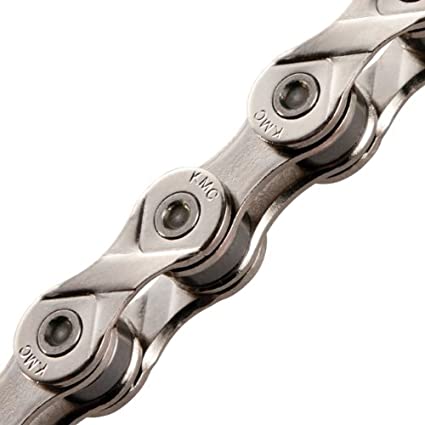 KMC X8.99 Bicycle Chain, 8-Speed, 1/2 x 3/32-Inch, 116L, Silver