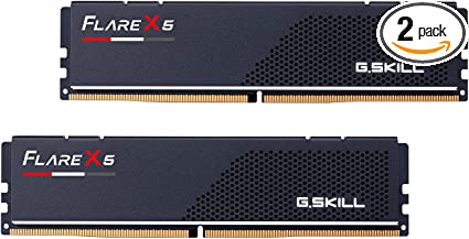 G.Skill Flare X5 Series (AMD Expo) 32GB (2 x 16GB) 288-Pin SDRAM DDR5 5600 CL36-36-36-89 1.20V Dual Channel Desktop Memory F5-5600J3636C16GX2-FX5 (Matte Black)