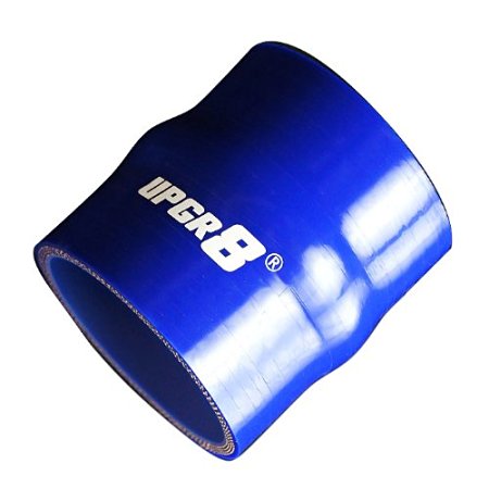Upgr8 Universal 4-Ply High Performance Straight Hump Coupler Silicone Hose (2.5"(63MM), Blue)
