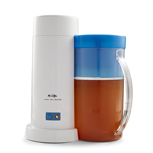 Mr. Coffee TM1 2-Quart Iced Tea Maker for Loose or Bagged Tea, Blue