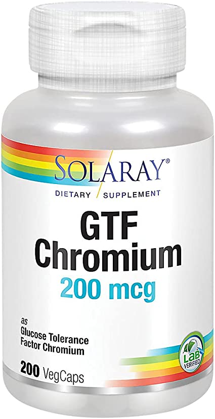 GTF Chromium Glucose Tolerance Factor 200 MCG (200 Capsules)