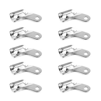 MonkeyJack 10Pcs L-shape Aluminum Guyline Cord Adjuster Rope Tensioners for Tent Hiking Camping - Silver