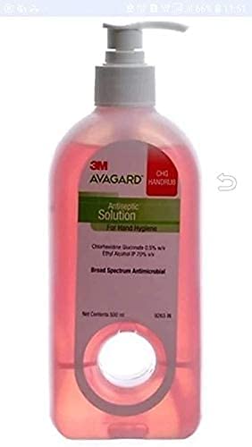 3M AVAGARD CHG Handrub with Dispenser Pump (500ml)