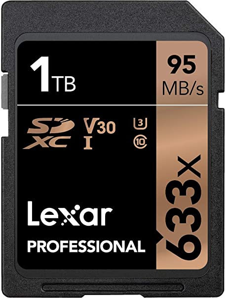 Lexar Professional 633x 1TB SDXC UHS-I Card (LSD1TCB633)