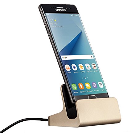 LeEco Le Pro 3 Charger Cradle Dock, Dretal@ Desktop Type C Data Sync Charging Dock Station Cradle Charger Adapter For Other TYPE-C Mobile Phone(Golden)