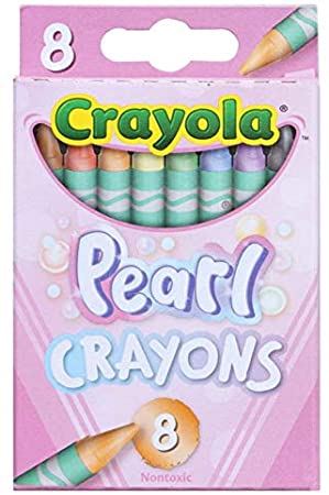 Crayola Pearl Crayons 8 Count