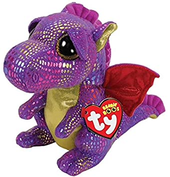 Ty Beanie Boos Spectra Purple Dragon Exclusive 6 inch