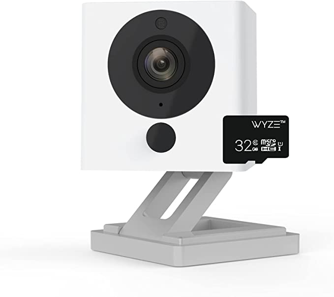 Wyze Cam v2 1080p Indoor Pet Monitoring Camera with Wyze 32GB MicroSD Card Class 10