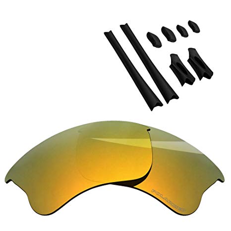 BlazerBuck Anti-salt Polarized Replacement Lenses for Oakley Flak Jacket XLJ