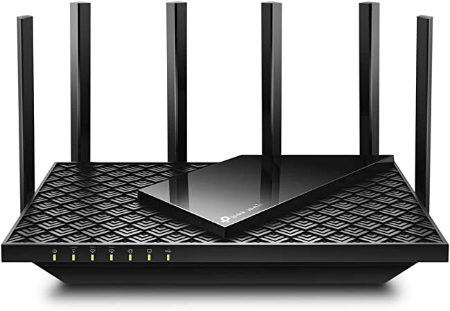 TP-Link AXE5400 Tri-Band Wi-Fi 6E Router, Wi-Fi Speed up to 5400 Mbps, 5x Gigabit Port, 1× USB 3.0 Port, 1.7 GHz Quad-Core CPU, with TP-Link OneMesh™and HomeShield, Compatible with Alexa(Archer AXE75)