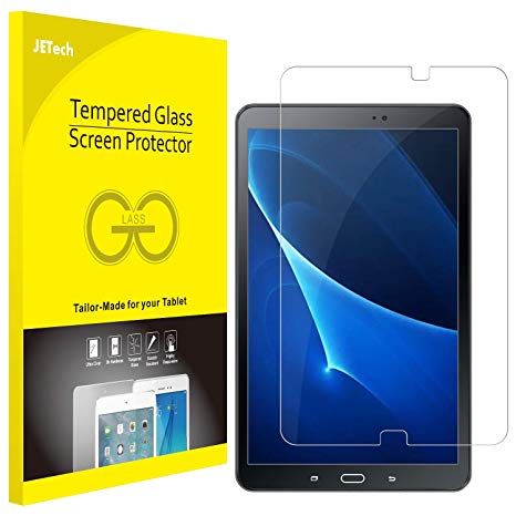 JETech Screen Protector for Galaxy Tab A 10.1 (SM-T580/T585), Tempered Glass Film