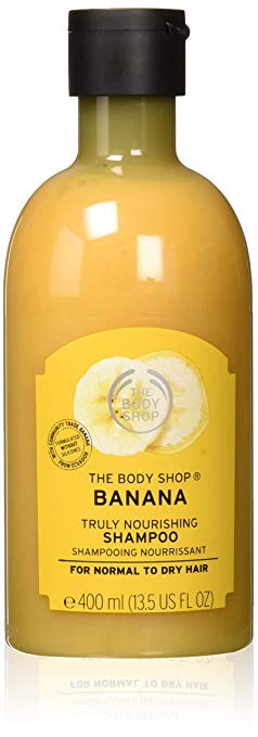 The Body Shop Banana Truly Nourishing Shampoo, 13.5 Fluid Ounce