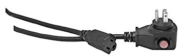 Power All - Extension Cord with Circuit Breaker - 125V | 6 ft.  | 16 Gauge - Moisture Resistant, Flexible, and Durable for Outdoor / Indoor Use