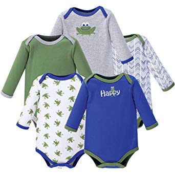 Luvable Friends Unisex Baby Long-Sleeve Bodysuits