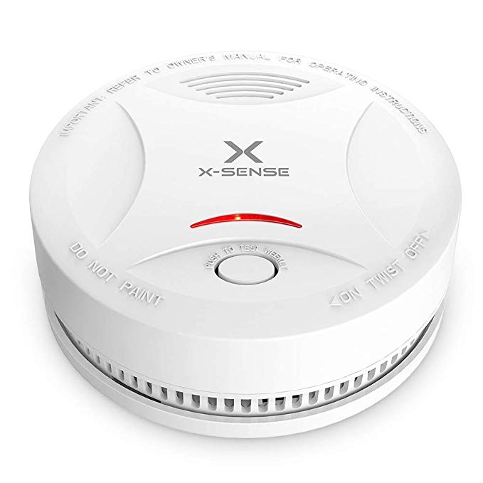 X-SENSE Smoke Alarm SD13, EN14604, CE Certified Smoke Detector with 10-Year Battery Life and Intelligent Fire Alarm, Photoelectric Sensor, Auto-Check, Upgraded Version,1-Pack