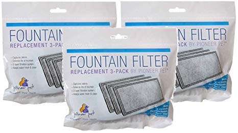 Pioneer Pet Replacement Filters for Plastic Fountains