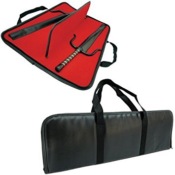 BladesUSA 2401 Sai Case Sturdy Vinyl with Zipper Black