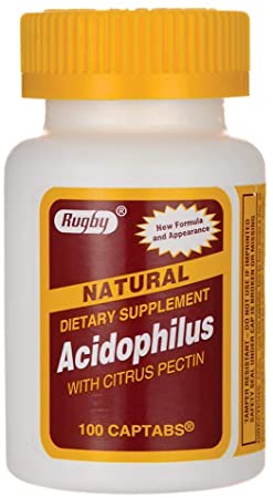 Acidophilus with Citrus Pectin 50 Million Cfu 100 Tabs