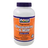 Now Foods Vegetarian Glucosamine and Msm  Veg-Capsules 240-Count