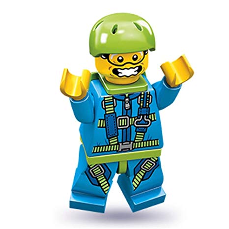 Lego Series 10 Skydiver Mini Figure