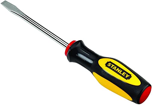 Stanley 60-004 Standard Fluted Standard Slotted Tip Screwdriver, 1/4 Inch X 4 Inch