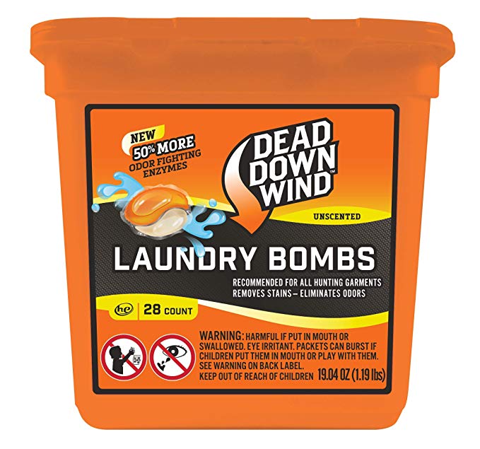 Dead Down Wind Laundry Bombs – Odor Elimination for Hunting Gear