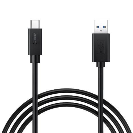 AUKEY USB-C to USB 3.0 Cable (3ft) for MacBook, ChromeBook Pixel, and More