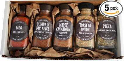 Set of 5 FreshJax Gourmet Handcrafted Spices (Family Favorite Spices)