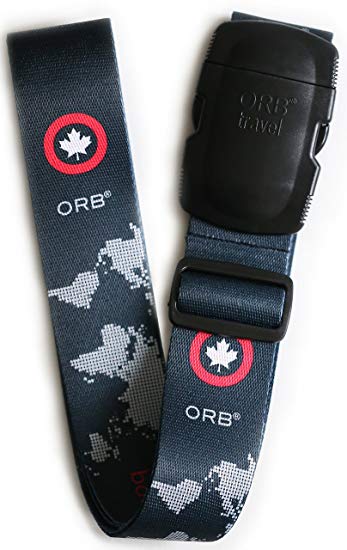 ORB Travel Luggage Strap Heavy Duty Quick Connect Buckle. Spot It Secure It