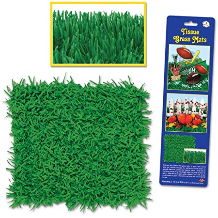 Pkgd Tissue Grass Mats 15in. x 30in., 2/Pkg, Pkg/3
