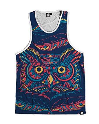 INTO THE AM Animal Series Men's All Over Print Sleeveless Tank Top Shirts