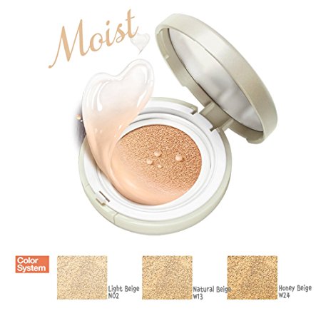 Etude House Precious Mineral Moist Any Cushion Spf50 /pa   , 15g (#W24 Honey Beige)