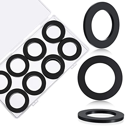 30 Pack 1-1/2 Inch Oversize Union Washer Flat Plumbing Slip Joint Washer Rubber Flat Washer Rubber Washers for Piping and Plumbing Systems