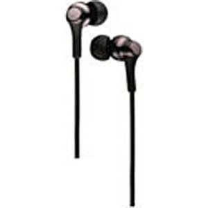 JVC microphone and controller equipped with dynamic sealed canal earphone (Black) HA-FR26-B