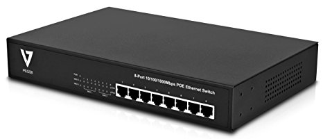 V7 PEGS8-1N 8PORT Unmanaged Poe Switch