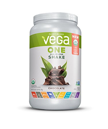 Vega One Organic Plant Protein Powder, Chocolate, 25.0 Ounce