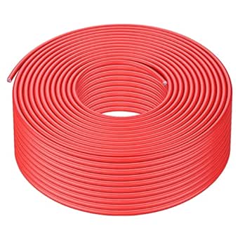 Solar Panel Wire - iGreely 200Ft 10 Gauge 10AWG Tinned Copper PV Wire Solar Panel Extension Cable UV Resistant Cable for Boat Marine Automotive RV Solar Panel Outdoor - Red