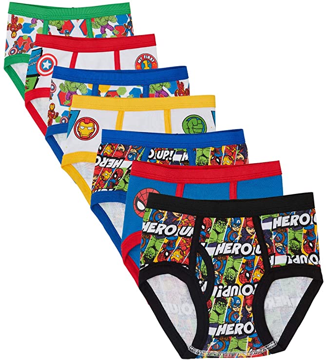 Marvel Hero Toddler Boy Briefs in 7pk