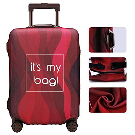 TOGEDI Luggage Cover Anti-scratch Baggage Cover Protector Washable Dust Thicken Elasticity Cover Travel for 18-32inch Luggage