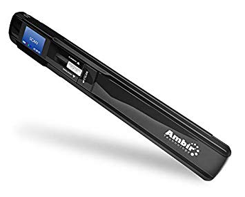 Ambir TravelScan Pro 300 Handheld Wand Scanner