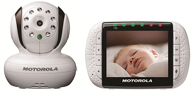 Motorola MBP36 Remote Wireless Video Baby Monitor withColor LCD Screen