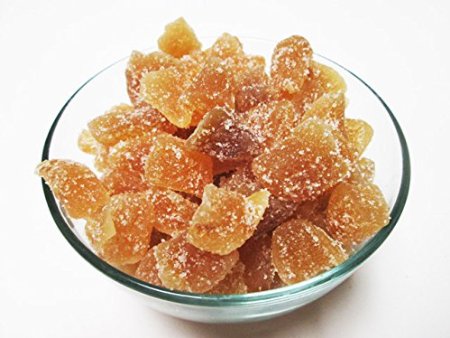 Crystallized Candied Ginger Chunks-Unsulfured, 5 pound. Free Shipping !