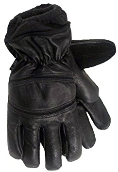 Carolina Gloves 20006 Winter Ace Black Leather Glove for Extreme Cold Weather, Medium