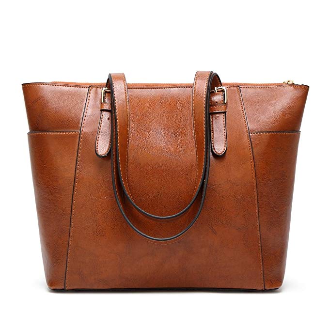 Jeniulet Womens Purses Tote Bag for Women Leather Handbags Satchel Shoulder Bags with Zipper for Ladies