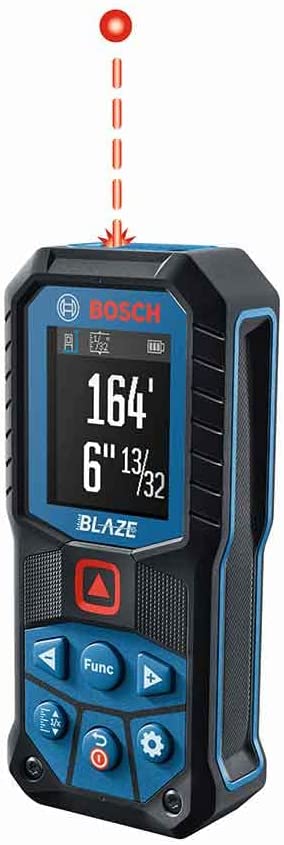 Bosch GLM165-22 165' BLAZE Ergonomic Cordless Red Digital Laser Measure