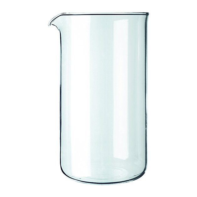 Bodum French Press Replacement 8 Cup Glass Beaker, Transparent , 1 L
