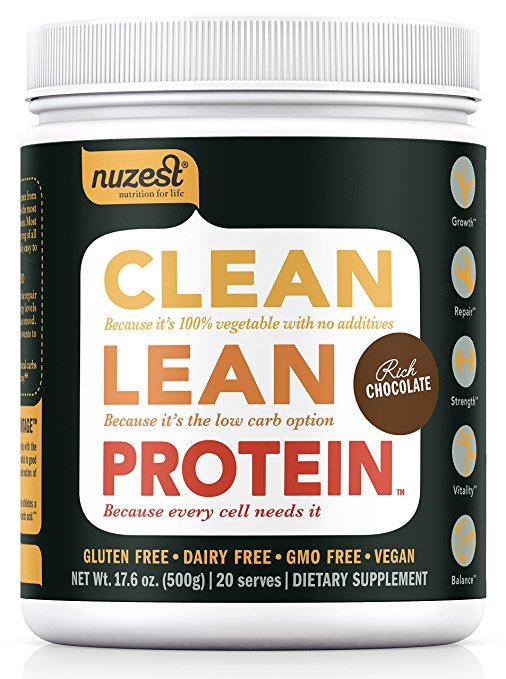 NuZest Clean Lean Protein, Rich Chocolate, 1.1 pounds