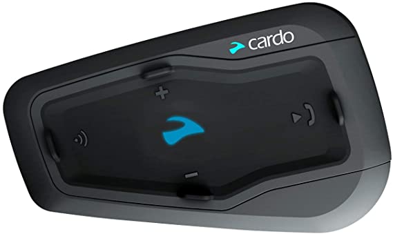 Cardo FREECOM 2 PLUS - Motorcycle 2-Way Bluetooth Communication System With HD Audio For Rider To Rider (Single Pack)