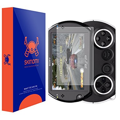 Sony PSP Go Screen Protector, Skinomi MatteSkin Full Coverage Screen Protector for Sony PSP Go Anti-Glare and Bubble-Free Shield